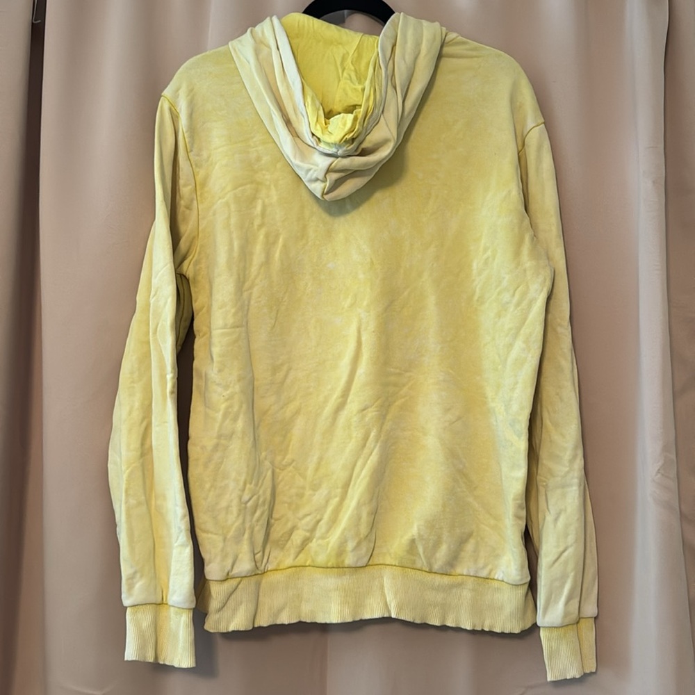 Forever 21 Yellow Sweatshirt Pullover Hoodie - Picture 3 of 3